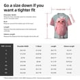 thumbnail image 5 of Wukai Adorable Pink Fluffy Birds Men's Casual Short-Sleeve Button Down Shirt,Cuban Shirts for Men,Mens Short Sleeve Dress Shirts-Small, 5 of 5