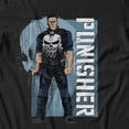 thumbnail image 3 of Marvel Spider-Man Brand New Day Men's Punisher Vertical Text T-Shirt (Black, S-XXXL), 3 of 4