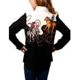 thumbnail image 2 of Roper Western Shirt Girls L/S Rodeo Retro L Black 03-080-0590-2035 BL, 2 of 2