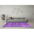 thumbnail image 3 of Ahgly Company Indoor Rectangle Oriental Purple Industrial Area Rugs, 8' x 12', 3 of 4
