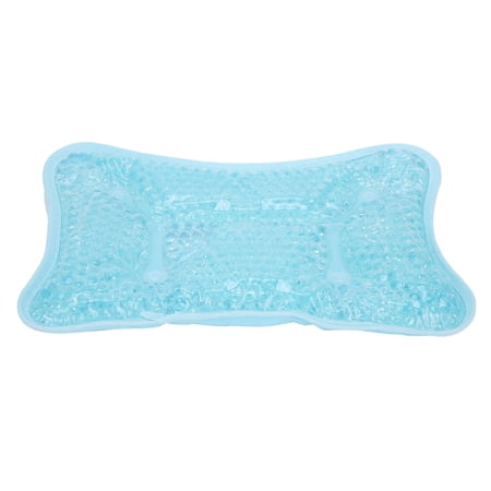 M Buder Hot Cold Compress Pack, Professional Soft Gel Body Ice Pack Pillow for Shoulder Neck Pain Fatigue Tension Relief, Reusable Blue Therapy Pad (8.3 x 5.1 inches / 21 x 13 cm)
