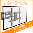thumbnail image 4 of Soportes Monitor Tv Para 32-90 Mover Pantallas Apoyo 80kg Malubero, Negro, 4 of 5