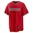 thumbnail image 2 of Men's Nike Shane Bieber Red Cleveland Guardians Alternate 2 Replica Jersey, 2 of 3