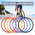 thumbnail image 1 of Pneu Plein de Vélo 700x23C Vélo de Route Bicyclette Cyclisme Conduite Sans Chambre à Air, 1 of 8