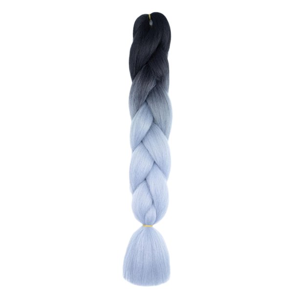 Jumbo de pelo trenzado de ganchillo, extensión sintética de 23,62 pulgadas, extensión de pelo trenzado sintético para uso diario en fiestas y v B37