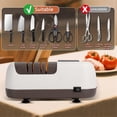 thumbnail image 4 of Electric Knife Sharpener, Cordless 2Stage Sharpening Diamond, 4 of 5