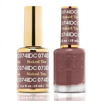DND DC Soak Off Gel Polish Matching Nail Polish Duo #74 Naked Tan