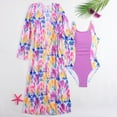 thumbnail image 7 of Hienoo Big Girls Quick Drying One-Piece Swimsuit with Cover Up Bathing Suit, Sizes 12-16, 7 of 7