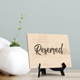 thumbnail image 2 of Reserved Table Sign with Easel Stand, 6" x 8", 2 of 4