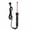 Black - EU Plug, variant on Suodoka 0.35 Inches / 9mm Skinny Curling Iron, Fast Heating Negative Ion Ceramic Coating Anti Scald Portable Small Barrel Hair Wand, US Plug, Perfect for Short Hair and Tight Curls