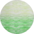 thumbnail image 2 of Addison Rugs Mayfield Washable Coastal Stripes Green Round Rug, 8' x 8', 2 of 5
