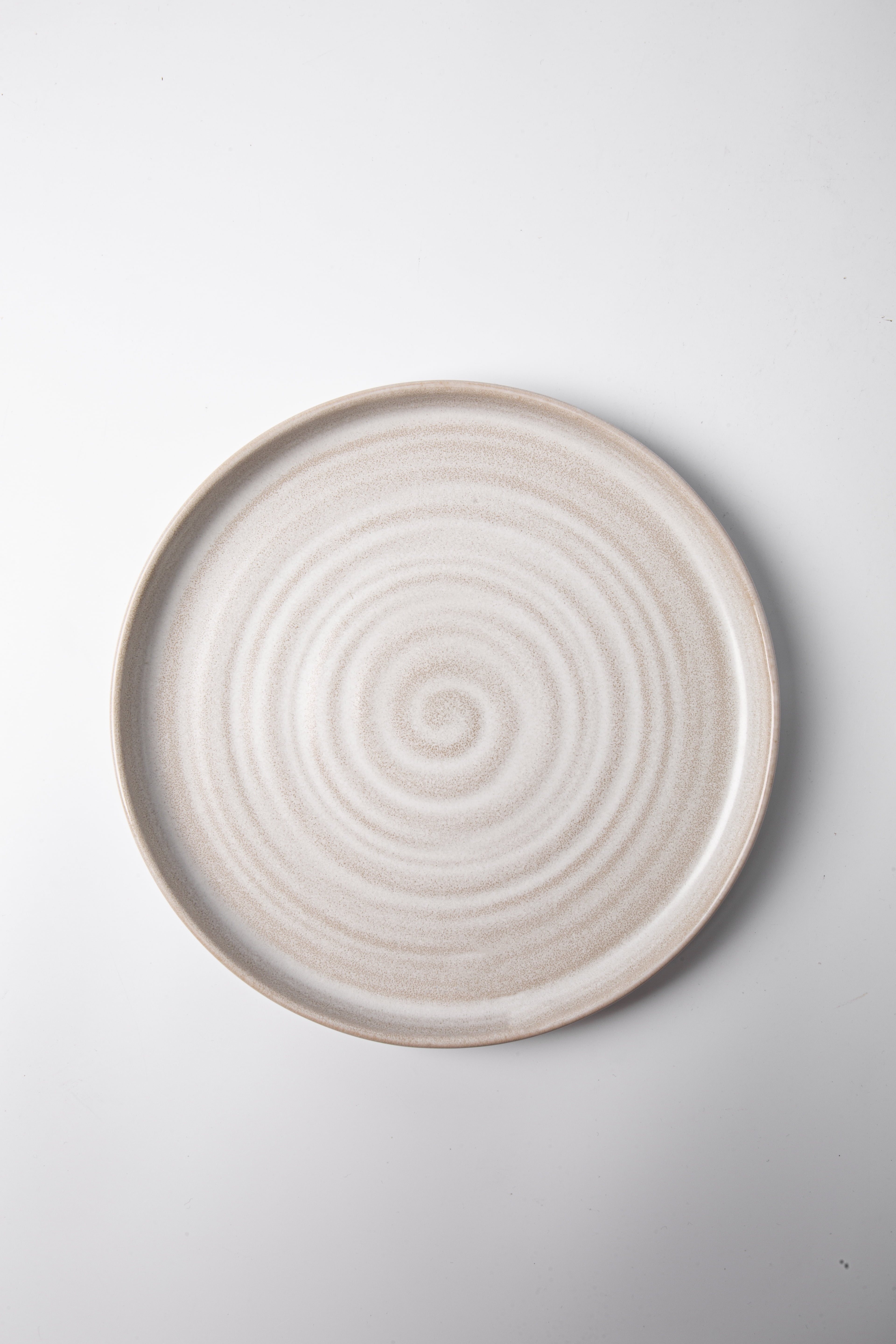 Better Homes & Gardens-Collins Cream Stoneware Round Salad Plate