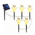 thumbnail image 2 of Dmlowu Halloween Solar Lights Outdoor, 5 Pack Waterproof Ground Stake Orange Pumpkin Lights, Spooky Halloween Decorations for Outdoor Garden Lawn, 2 of 6