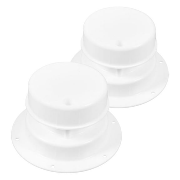Hemoton 2pcs Waterproof Camper Roof Vent Cover - RV Roof Vent Cap and Plumbing Vent Cover ABS Material Sewer Vent Cap Roof and RV Roof Vent Cover Kits for Camper and Motorhome