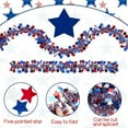 thumbnail image 6 of Kokovifyves Home Decor Clearance under $5 4th of July Patriotic Garland Red White Blue Foil Garland Shiny Hanging Decorations for Independence Day Memorial Day Celebration Party Decorations, 6 of 6