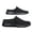 Black, variant on Men'S Slip-On Loafers Comfortable Casual Shoes For Men Fashion Spring And Summer Men Sports Shoes Flat Bottom Lightweight Fly Woven Mesh Breathable Slip On Comfortable And Simple