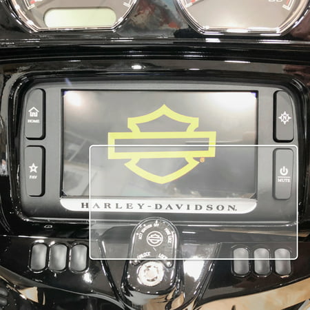 2014-2018 Compatible with Harley Davidson Street Glide Boom Box Motorcycle Screen Saver Custom Fit Invisible High Clarity Touch Display Protector Minimizes Fingerprinting 6.5 (Best Pipes For Street Glide)