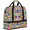 Multicolour 4, variant on Black And White Heart Foldable Travel Duffel Bag with Shoe Compartment, Weekend Overnight Carry On Bags for Men Women, Large Sports Gym Luggage