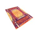 thumbnail image 5 of Unique Loom Métro Abstrait Zone Lanterne Tapis 4' x 6' Rectangle Jaune/rouge, 5 of 5