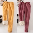 thumbnail image 3 of Puntoco Mujeres Warm Fitness Lamb Cachemira Leggings Winter Fleece Legging Pantalones Puntoco Puntoco-3914, 3 of 3