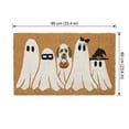 thumbnail image 3 of Halloween Ghost Door Mat 35.4 x 23.6 in, Washable Non Slip Crystal Velvet Rug, for Entryway Kitchen Bathroom and Halloween Decorations Outdoor, 3 of 6