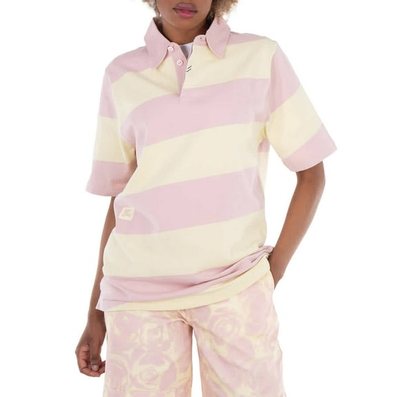 Burberry Short Sleeves Polo Shirt, Size Medium