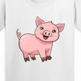 thumbnail image 4 of Inktastic Cute Pig Youth T-Shirt, 4 of 5