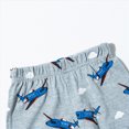 thumbnail image 6 of peqiut Baby Boy Clothes 2-Piece Airplane Print Short Sleeve Graphic Tee Top and Shorts Set Casual Summer Pjs 2T-8T, 6 of 9