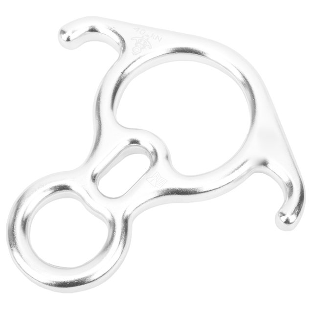 Dispositivo De Aseguramiento Para Escalada En Roca, Figura De Rescate Duradera 8 Descender 7075 Aluminio De Aviación Para Escalada En Roca Para Montañismo Para Tirolesa Para