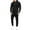 Black, variant on COOFANDY Men's Tracksuit 2 Piece Hooded Athletic Sweatsuits Casual Running Jogging Sport Suit Sets