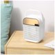 thumbnail image 5 of Mini ventilador, aire acondicionado eléctrico ajustable, ventilador, enfriador de aire por pulverización de agua con contenedor de agua de 200 ml, color blanco Eigraketly HA006508-01B, 5 of 6