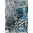 thumbnail image 2 of Addison Rugs Chantille Indoor/Outdoor Contemporary Watercolors Blue Washable Rectangle Rug, 10' x 14', 2 of 6