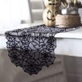thumbnail image 2 of Amdohai Halloween Elements Spooky Pattern Lampshade with Ribbon Black Lace Family Halloween Party Scene Decoration, 2 of 8
