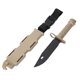 thumbnail image 1 of Accesorios M09, daga, juguete de simulación de goma, espada, arma de entrenamiento, táctica, bayoneta suave, 33cm, 1 of 8