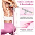 thumbnail image 4 of Pedal Resistance Bands with Handles, 6-Tube Exercise Resistance Band, Portable Foot Pedal Workout Band for Strength Training, Stretching and Home Fitness, 4 of 8
