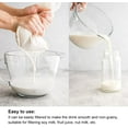 thumbnail image 4 of Vegetable Milk Bag, Filter Bag, Vegetable Milk Filter, Strainer Bag, Food Filter, Fruit Filter, Filter Cloth, Cloth Bag, Mesh Bag, 2 Pcs, 4 of 5