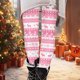 thumbnail image 1 of Pantalones largos con estampado navideño, cintura alta, elásticos y suaves, para niña, 1 of 8