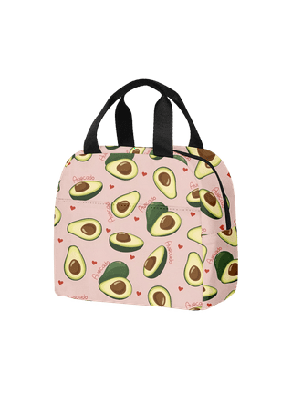  JUNZAN Valentines Day Cute Avocado Funny Food Set Mini Backpack  for Boys Girls Toddler Kid Preschool Bookbag Student Bag Travel Daypack