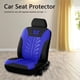 thumbnail image 5 of Juego Fundas Asiento Coche Con Mariposa Piel Sintética para 1 Asiento Cubo (azul), 5 of 9