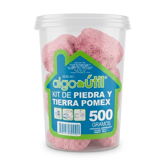 Kit de piedra y tierra pomex Algo Útil de 500 g