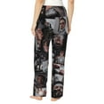 thumbnail image 3 of Robert Downey Jr Women's Pajama Pants, All Over Print Causal Drawstring Lounge Pant, Comfy Loose Wide Leg Pajamas Bottoms Trousers with Pockets, 3 of 8