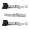 thumbnail image 1 of Jeep Wagoneer 1963-1991 Standard 2 Point Gray & Grey Retractable Bench Seat Belt Kit - 3 Belts, 1 of 1