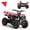 Red-1, variant on 36V 500W Electric 4 Wheeler for age 8-14,10/15 MPH Speed Adjustment,IVFJFV 12AH Battery Powered 4 Wheel with Safety Lock,Powered Ride-on Car Dual Shock Absorbers,LED Light,10" Off-Road Tires,