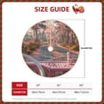 thumbnail image 2 of Sikiie Vintage Pink Drive View Christmas Tree Skirt, Christmas Tree Decorations, Christmas Decor, Tree Mat Decoration(30-48IN)-30", 2 of 6
