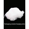 thumbnail image 2 of 1pc Cloud Shaped Wall Hanging, Simple White Polyester Prop Cloud Design Hanging Decoration For Home, 2 of 5