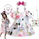thumbnail image 2 of New Disney Mickey Mouse Daisy Baby Girl Cute Princess Dresses Kid Casual Dress Backless Toddler Cartoon Puff Sleeve Clothes 2-8T2T Gao Jinjia LED, 2 of 2