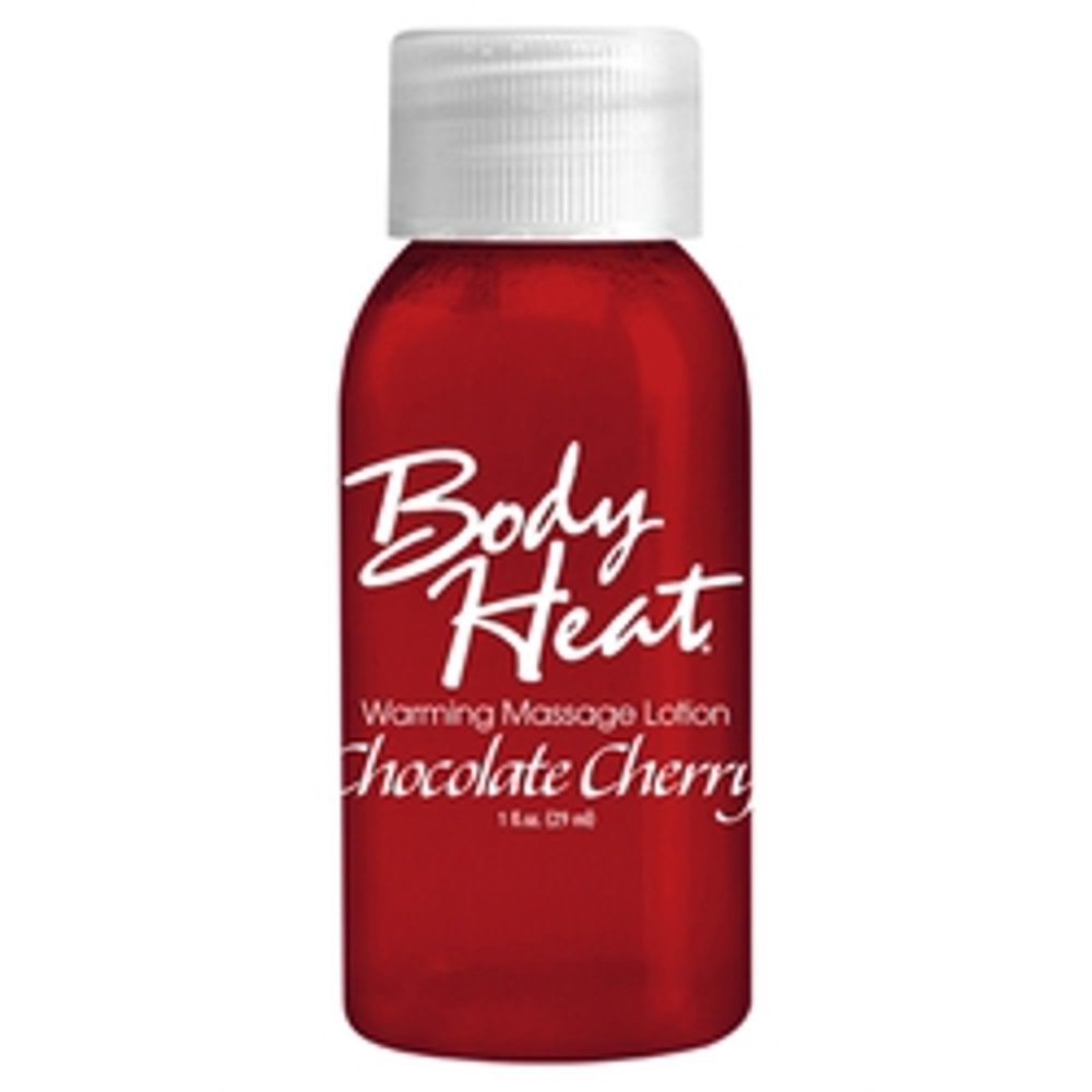 Body Heat Warming Massage Lotion 1 Fl. Oz. Chocolate Cherry