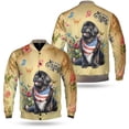 thumbnail image 3 of Newfoundland Celebrates Spring and Enjoys a Happy Easter All Over Print 3D Baseball Jacket Newfie Dog Lover Gifts Bomber Jacket Softball - 02001, 3 of 6