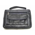 thumbnail image 1 of 10&amp;apos;&amp;apos; Black Solid Leather Bible Cover, 1 of 1