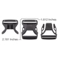 thumbnail image 2 of 25 - 1 1/2 Inch YKK Sharpn' Loc™ Side Release Plastic Buckle, 2 of 3